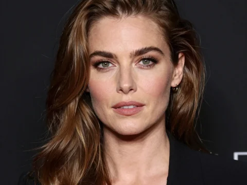 Close-up Portrait of a Woman with Wavy Hair