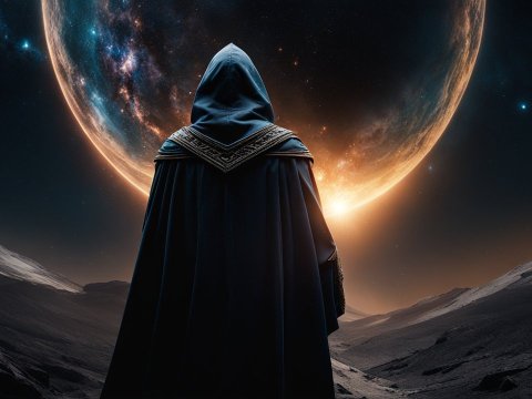 Cosmic Nomad Gazing at a Distant Planet