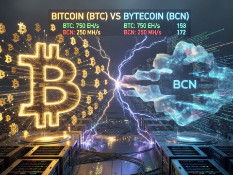 Cryptocurrency Rivals: Bitcoin vs Bytecoin
