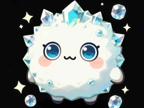 Cute Cartoon Crystal-Encrusted Pet
