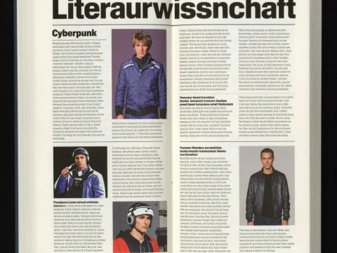Cyberpunk Literature Study in German Magazine