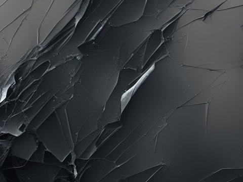 Dark Cracked Glass Texture Wallpaper