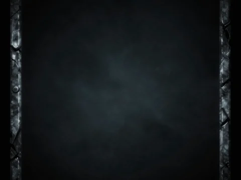 Dark Cracked Stone Frame Background