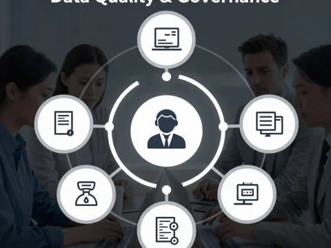 Data Quality and Governance Concept with Business Team