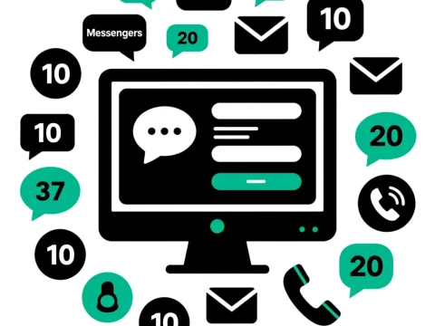 Digital Communication Overflow with Notifications