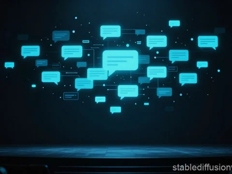 Digital Social Network Communication Visualization