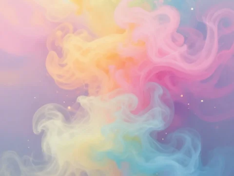 Dreamy Colorful Smoke Abstract Wallpaper