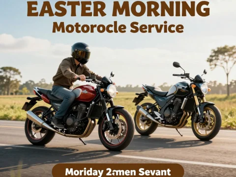 Easter Morning Motorcycle Service Event