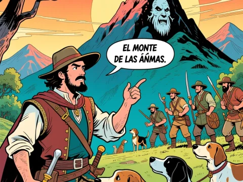 El Monte de las Ánimas - Legendary Mountain Scene