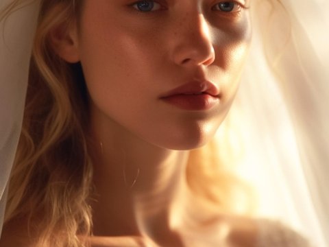 Elegant Bride in Soft Natural Light