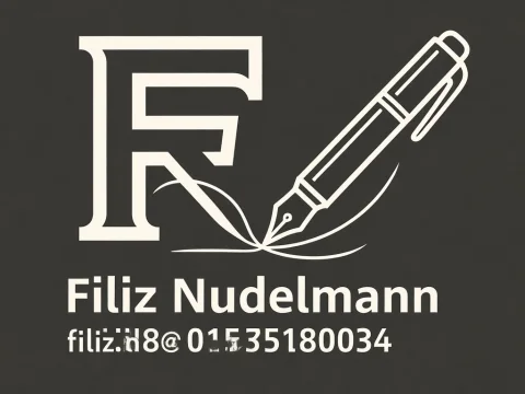 Elegant Logo Design Featuring Pen and Initials
