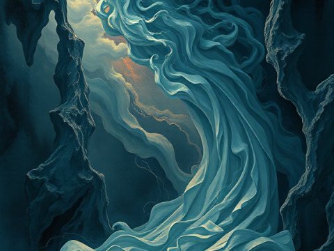 Ethereal Flow of Eternal Grace