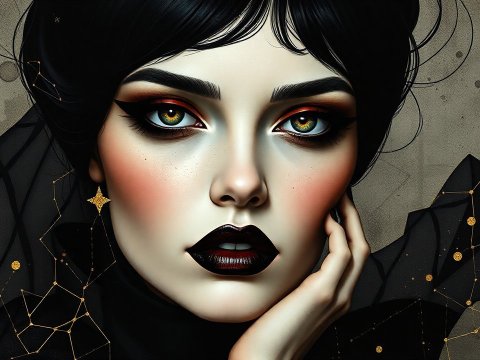 Exomorph Beauty with Cosmic Minimalism