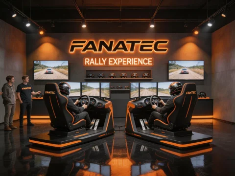 Fanatec Rally Experience Racing Simulator Booth