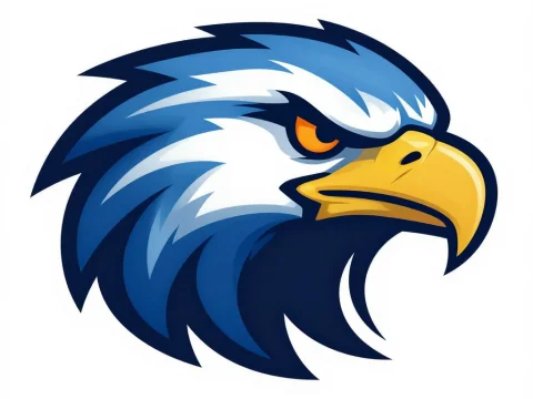 Fierce Eagle Sports Mascot Logo