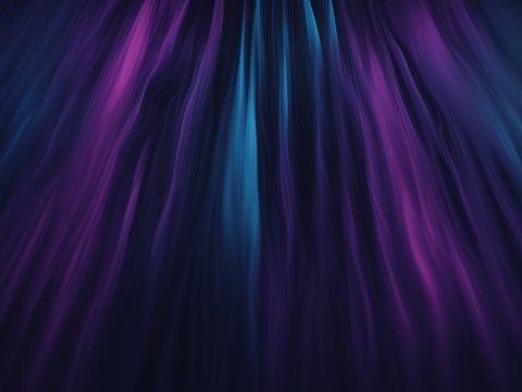Flowing Abstract Waves in Blue and Purple