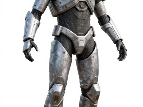 Futuristic Sci-Fi Space Raider Armor