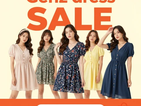 Gen Z Dress Sale Featuring Trendy Casual Dresses