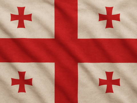 Georgia Flag Digital Art