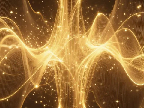 Golden Waves of Light and Energy