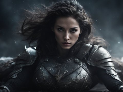 Gorgeous Female Rogue in Detailed Armor