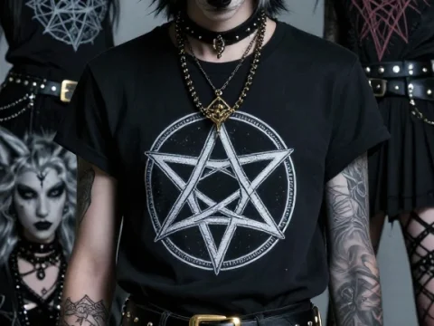 Gothic Werewolf and Dark Aesthetic Group Portrait