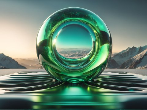 High-End Liquid Clifford Torus in Mountain Landscape