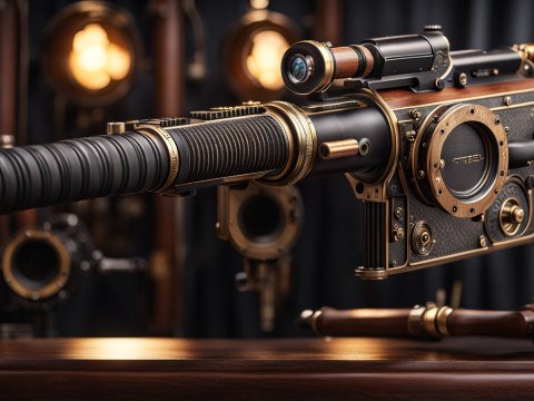 High-End Steampunk Long-Range Optical Device