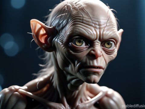 Highly Detailed 3D Render of a Fantasy Creature