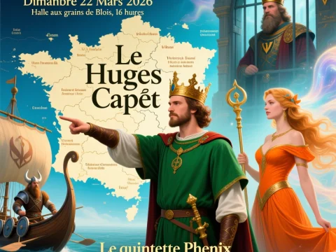Historical Concert Poster Featuring Le Huges Capét