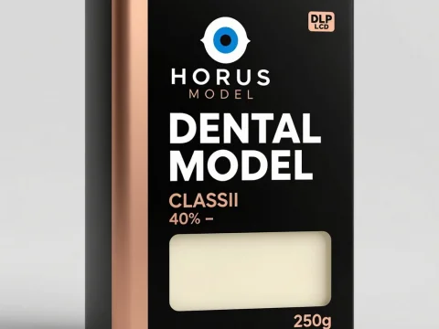 Horus Model Dental Resin Packaging in Black and Copper