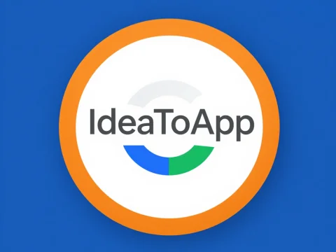 IdeaToApp Modern Logo Design with Circular Elements