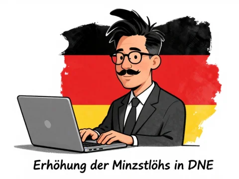 Illustration of Minimum Wage Increase in Germany