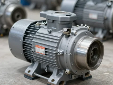 Industrial Single Rotor ONV Pump in Workshop