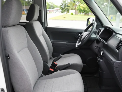 Interior View of Honda N-Box Driver and Passenger Seats