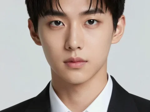 Korean Idol Portrait in Formal Attire