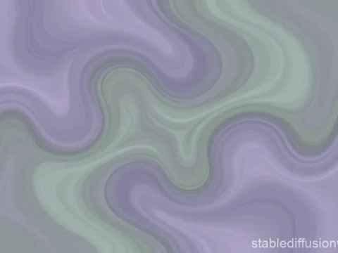Lavender Sage Fluid Abstract Art