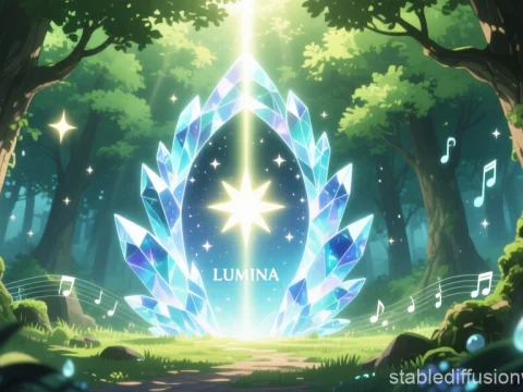 Lumina Elven Radiance in Enchanted Forest