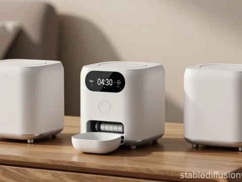 Luxury Smart Pill Roller with Digital Timer Display