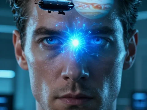 Man with Psychic Eyes and Cosmic Vision