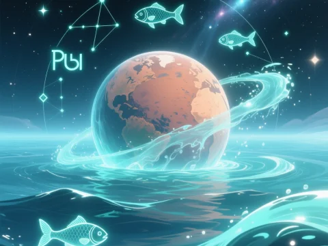 Mars in Cosmic Pisces with Water and Fish Elements