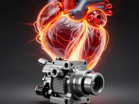 Mechanical Heart with Engine Power Concept