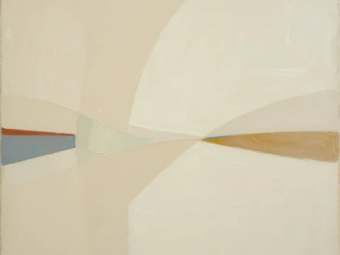 Minimalist Abstract Composition with Soft Earth Tones