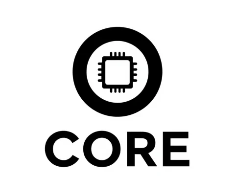 Minimalist Core Technology Logo
