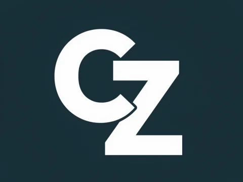 Minimalist CZ Monogram Logo