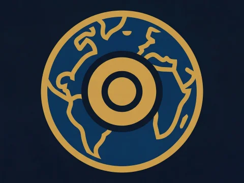 Minimalist Earth Core Logo Design