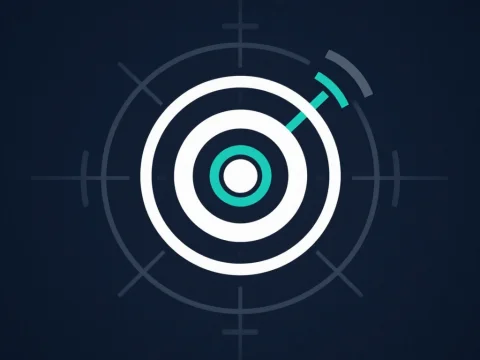 Minimalist Situation Detection Radar Icon