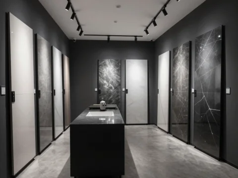 Modern Tile and Stone Sample Display Room