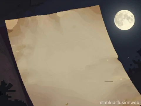 Moonlit Night with an Obsolete Letter