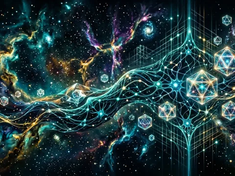 Multi-Dimensional Cosmic Horizon with Geometric Structures